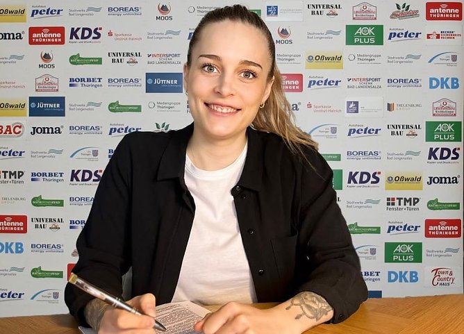 Diba Eckerle spielt in der n&auml;chsten Saison wieder in Bad Langensalza (Foto: THC)
