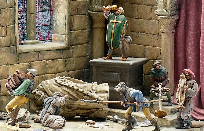 NoraHilgert: DioramaKlosterpluenderung (Foto: Doug Miller)