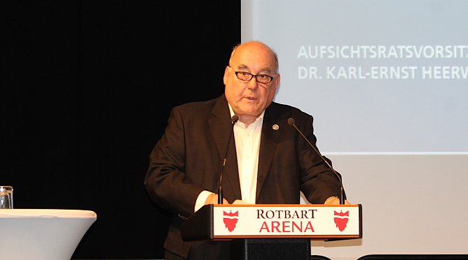 Aufsichtsratsvorsitzender Dr. Karl-Ernst Herwagen ist zufrieden mit der Arbeit der Bank (Foto: oas)
