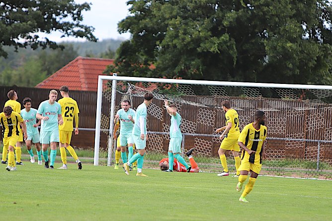 Die Preußen-Abwehr um Moritz Zickler blieb erneut ohne Gegentor (Foto: FSVP) Die Preußen-Abwehr um Moritz Zickler blieb erneut ohne Gegentor (Foto: FSVP)