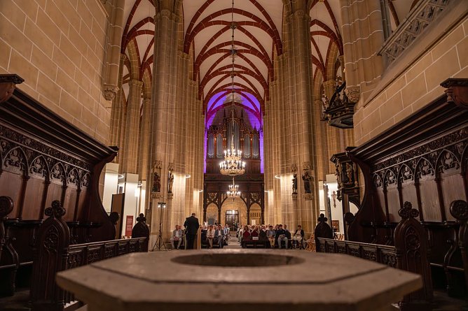 Die Sauerorgel in der Marienkirche in M&uuml;hlhausen (Foto: C. Habel Stadt M&uuml;hlhausen)