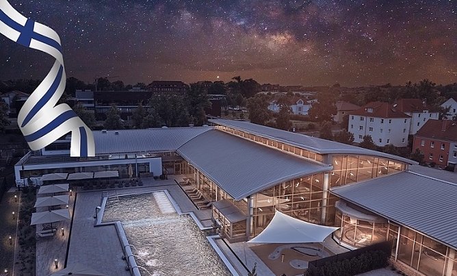 Weihnachtlicher Lichterglanz in der Friederikentherme (Foto: Tino Sieland) Weihnachtlicher Lichterglanz in der Friederikentherme (Foto: Tino Sieland)
