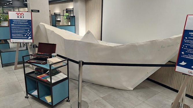 100 Boote Auftakt in der Stadtwerkstatt (Foto: Stadtverwaltung M&uuml;hlhausen)