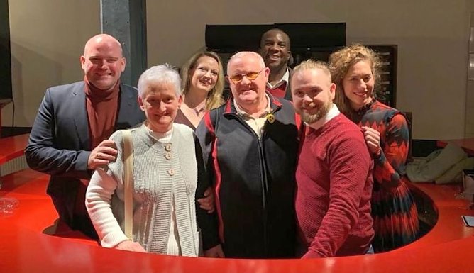 Foto nach dem Weihnachtskonzert der Fellas im Stocksen in Sondershausen (Foto: Thomas Leipold)