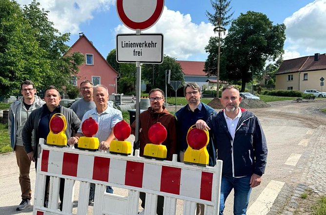 Fortschritte bei den Baumaßnahmen in Nägelstedt (Foto: R.Rothe) Fortschritte bei den Baumaßnahmen in Nägelstedt (Foto: R.Rothe)