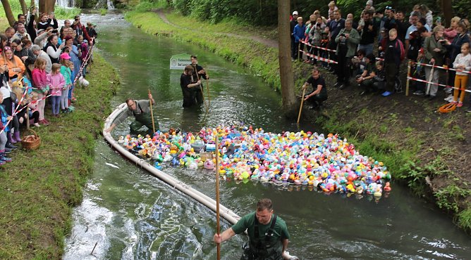 Startschuss zum Entenrennen 2024 (Foto: oas)