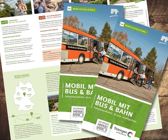 Neue Mobilfaltkarte für Ersterkunder und Erfahrene (Foto: Welterberegion Wartburg Hainich) Neue Mobilfaltkarte für Ersterkunder und Erfahrene (Foto: Welterberegion Wartburg Hainich)