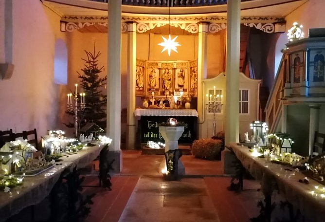 Heiligabend in Vorbereitung (Foto: Evangelischer Kirchenkreis M&uuml;hlhausen)