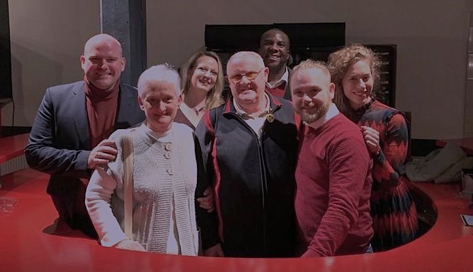 Fellas das Tenortrio nach einem Konzert im Dezember 2023 im Stocksen in Sondershausen (Foto: Thomas Leipold)
