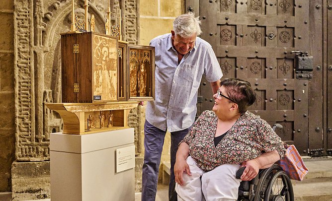 Auch das Museum St. Marien verf&uuml;gt &uuml;ber einen neuen, barrierearmen Zugang (Foto: Florian Trykowski)