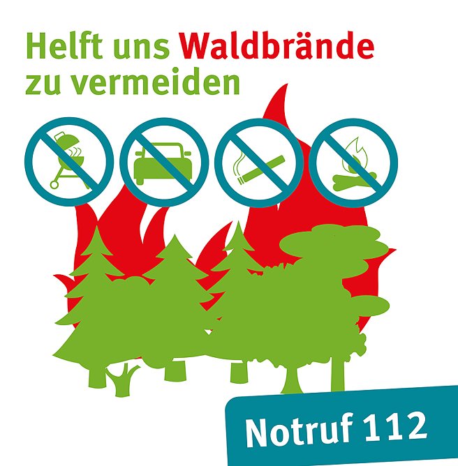 Waldbrandverh&uuml;tung ist der beste Waldbrandschutz: Nach wie vor ist der unachtsame Mensch ein gro&szlig;es Waldbrandrisiko    (Foto: Th&uuml;ringenForst)