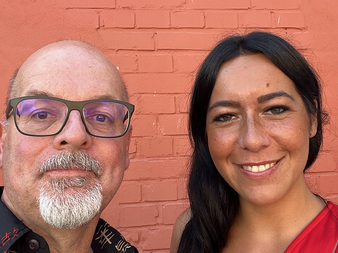 Christian Kropp und  Theresa K&auml;ppler (Foto: C. Kropp)