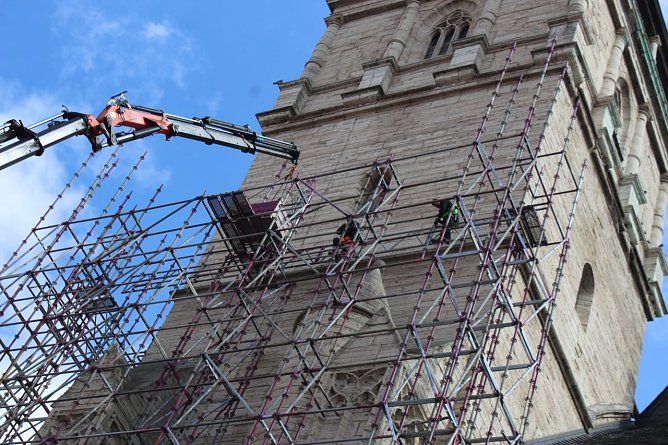 &Uuml;ber den D&auml;chern von Langensalza (Foto: oas)