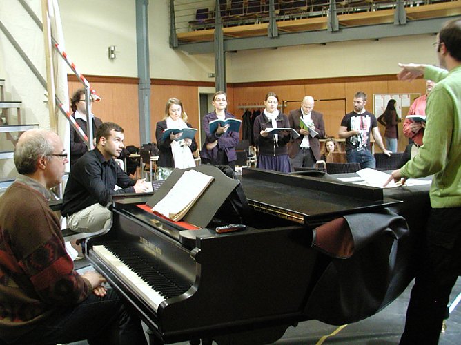 Probenstart (Foto: Theater Nordhausen)