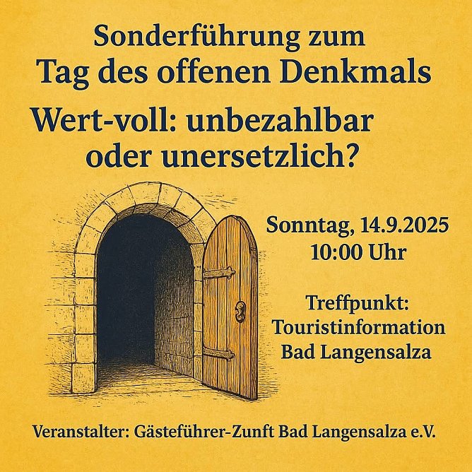 Ank&uuml;ndigung zur Sonderf&uuml;hrung am Sonntag in Bad Langensalza  (Foto: Patrick Kosiol )