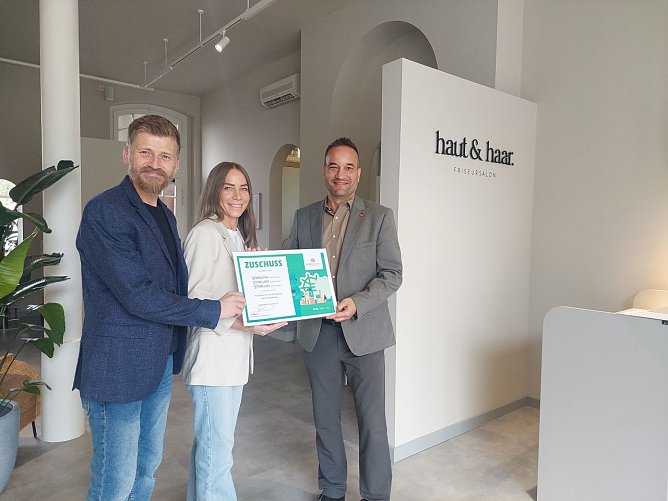 Juliane Klemer belebt die Innenstadt mit "Haut und Haar" (Foto: Stadt M&uuml;hlhausen)