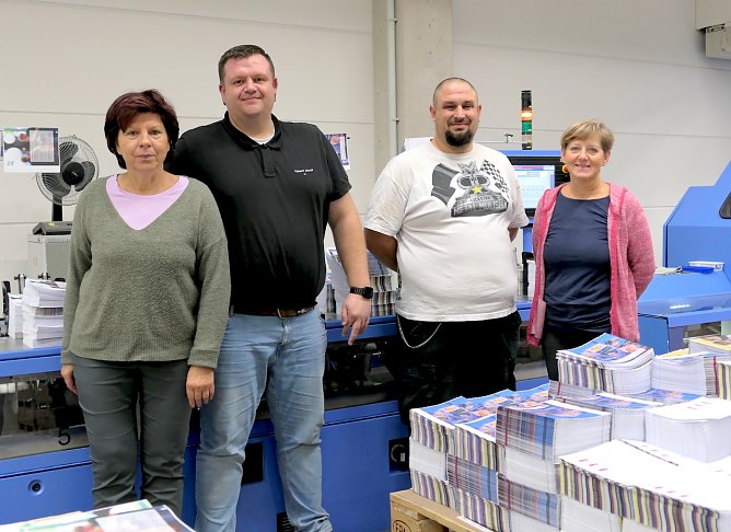 Das Team mit Herrn Ludwig und Schichtf&uuml;hrer Herr Hackmann (Foto: Diako Th&uuml;ringen, Silke Quent)