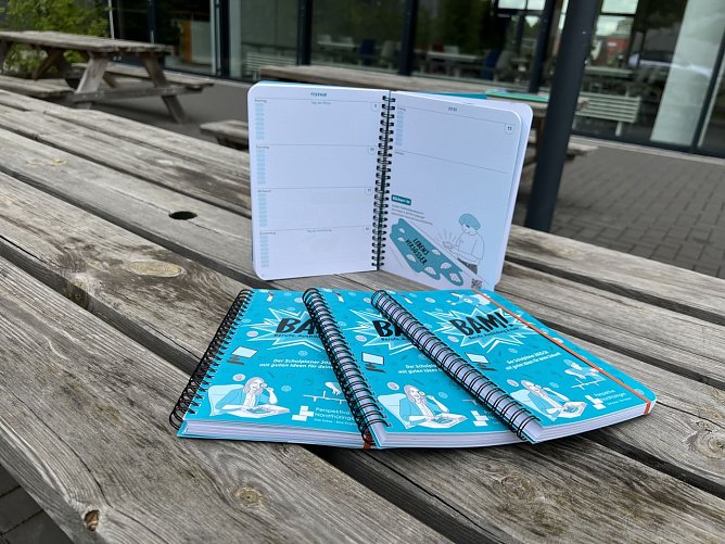 Der Sch&uuml;lerkalender geht in seine dritte Auflage. (Foto: Carina Ei&szlig;ner )