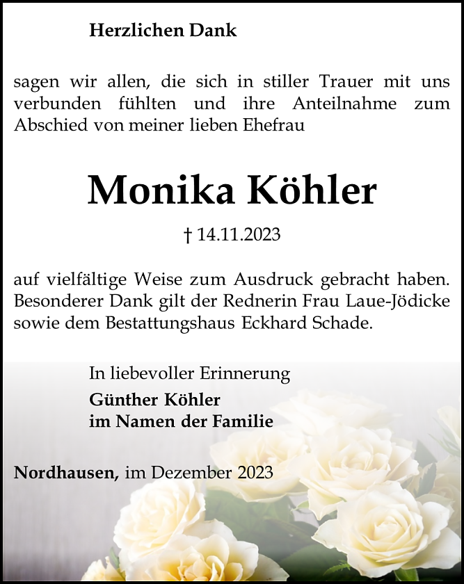 Danksagung (Foto: Schade)