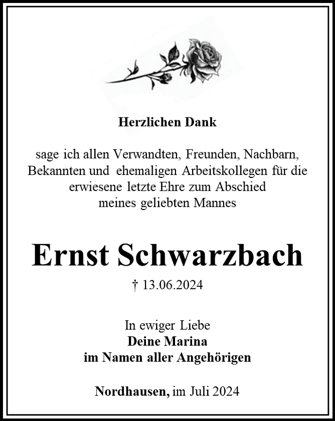 Danksagung (Foto: Schade)