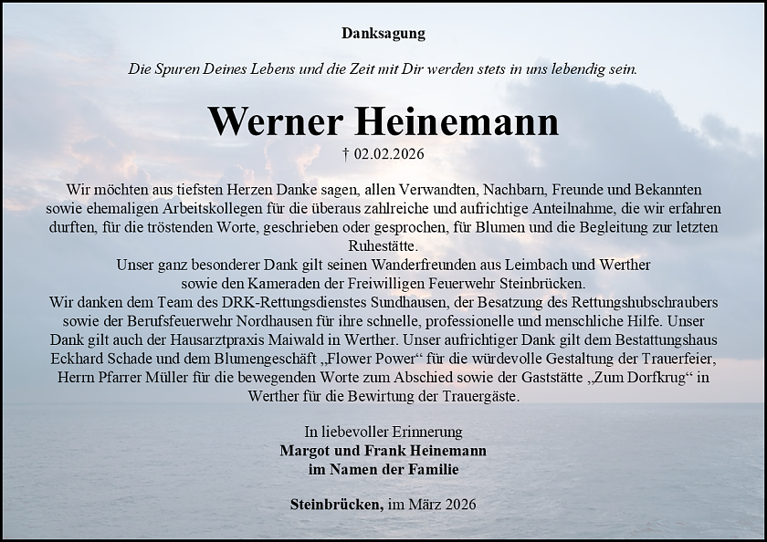 Danksagung (Foto: Schade)