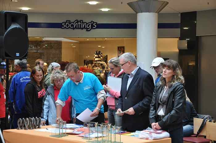 Siegerehrung in der Galerie