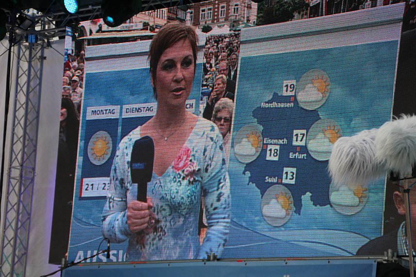 Am Zierbrunnen getanzt