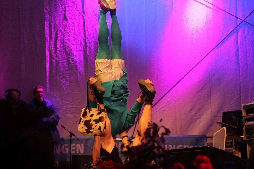 Am Zierbrunnen getanzt