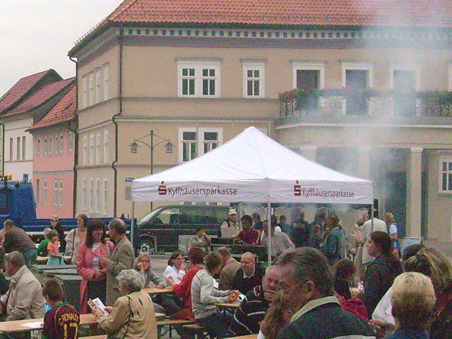 Atheltenpr&auml;sentation Markt Sondershausen