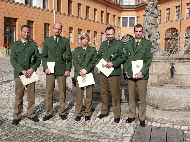 Bef&ouml;rderung bei der Polizei