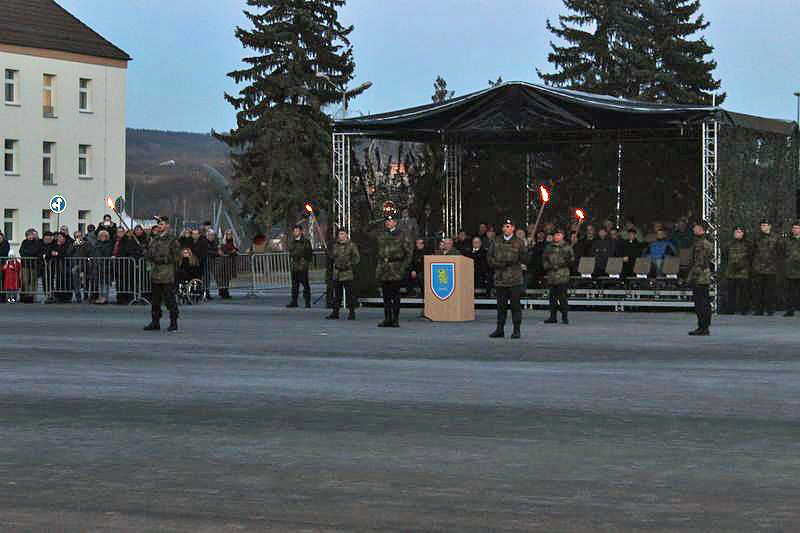 Neuer Lehrgang in Sondershausen vereidigt