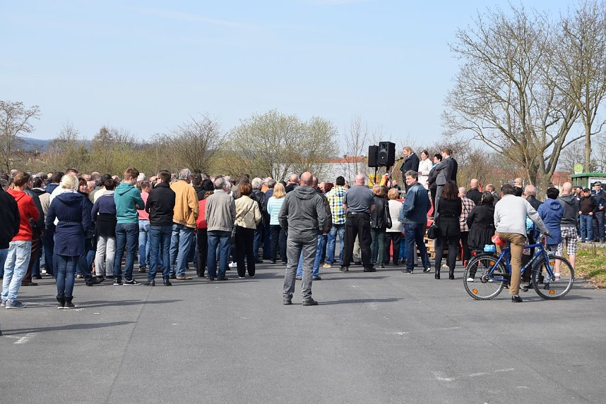Protest gegen Erstunterkunft