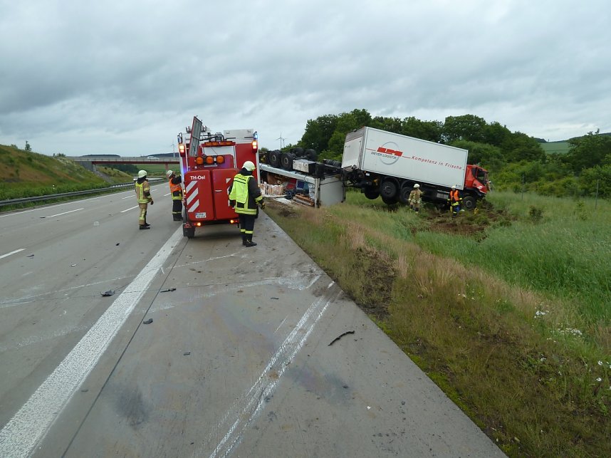 Schwerer Unfall auf der A9