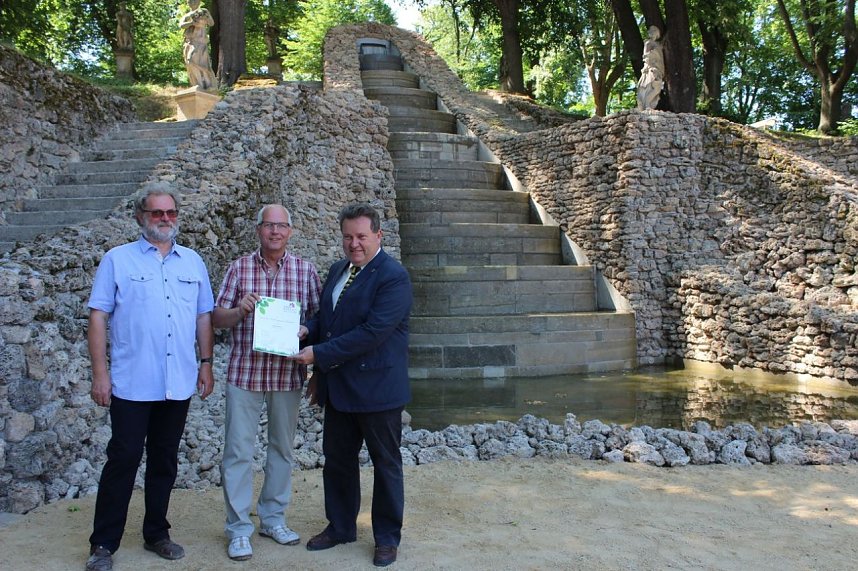 Die Gro&szlig;e Kaskade mit Feier &uuml;bergeben