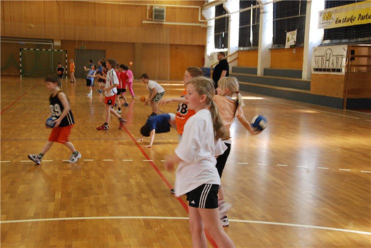 Handball-Oster-Camp. NNZ-City Scout on Tour
