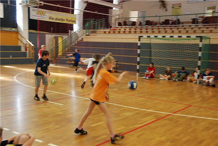 Handball-Oster-Camp. NNZ-City Scout on Tour