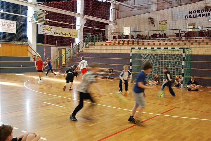Handball-Oster-Camp. NNZ-City Scout on Tour