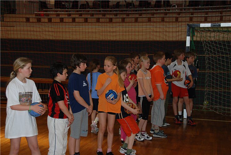 Handball-Oster-Camp. NNZ-City Scout on Tour