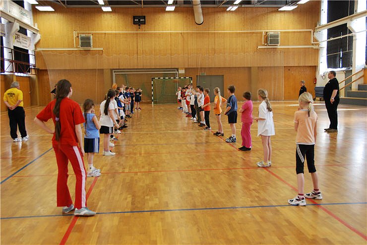 Handball-Oster-Camp. NNZ-City Scout on Tour