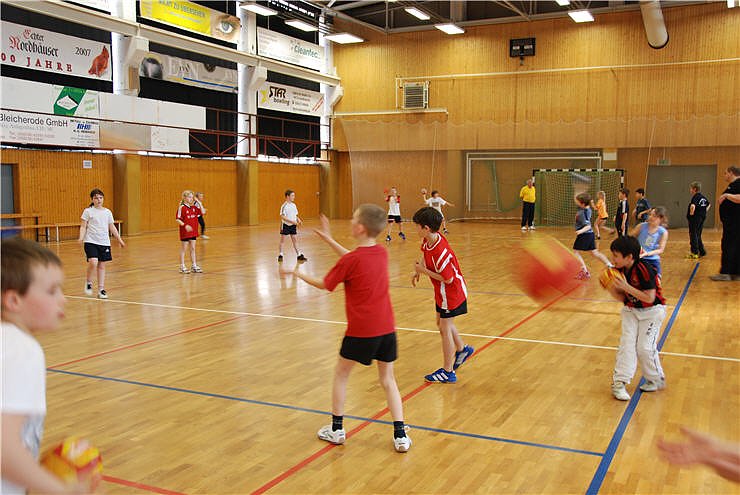 Handball-Oster-Camp. NNZ-City Scout on Tour