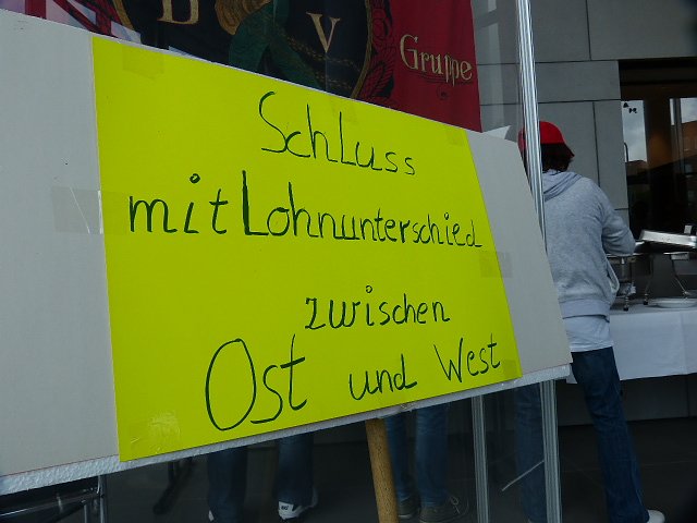 Protest der Besch&auml;ftigten