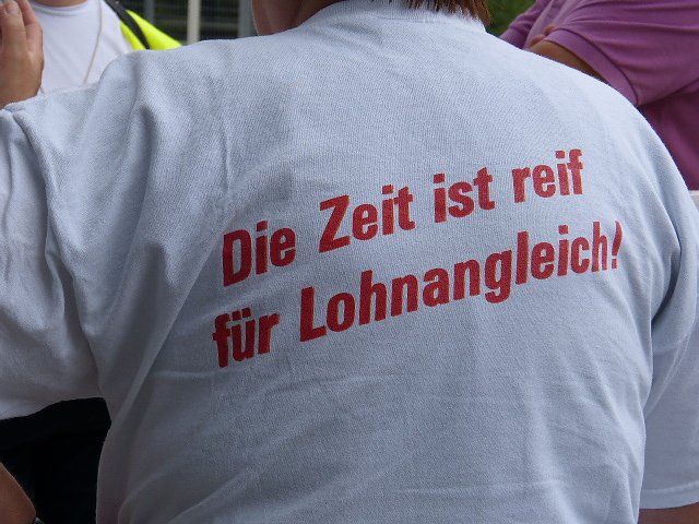 Protest der Besch&auml;ftigten