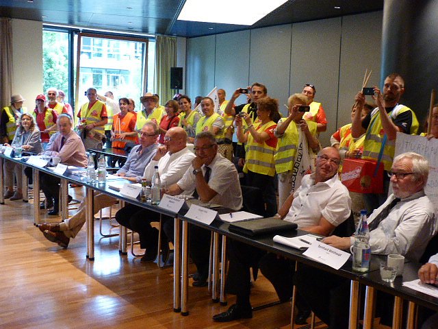 Protest der Besch&auml;ftigten