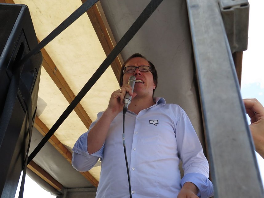 Demo in Berlin f&uuml;r die Pressefreiheit