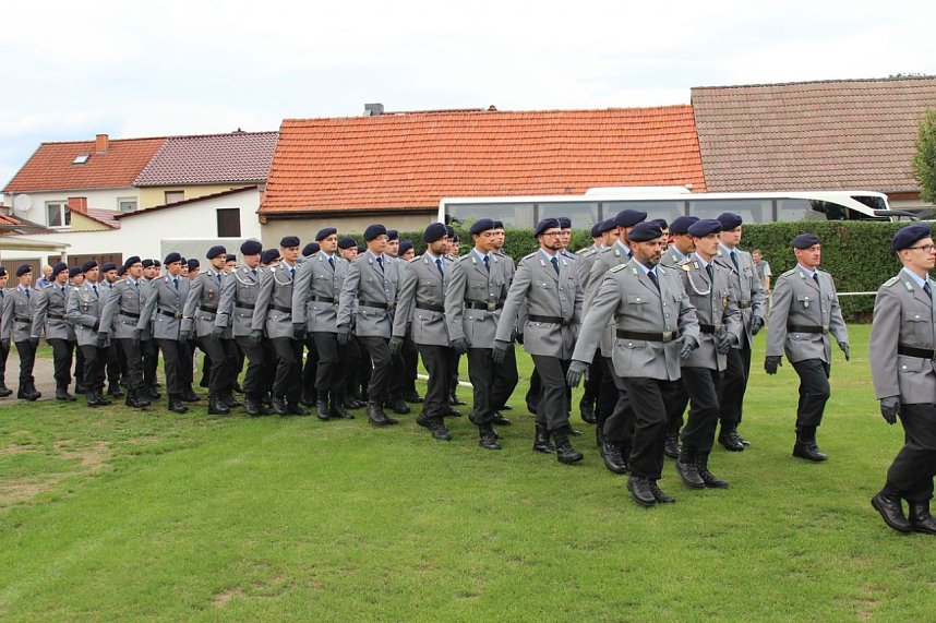 Feierliche Vereidigung in Berka