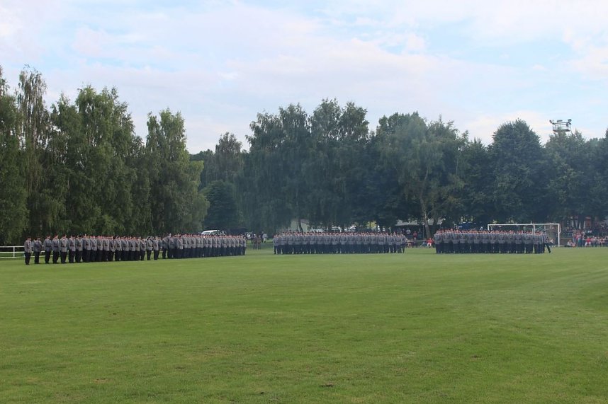Feierliche Vereidigung in Berka