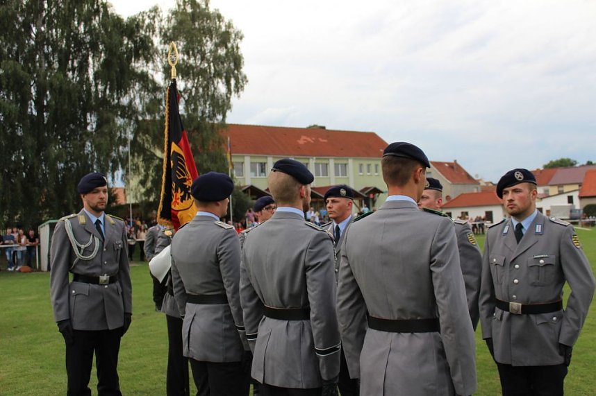 Feierliche Vereidigung in Berka