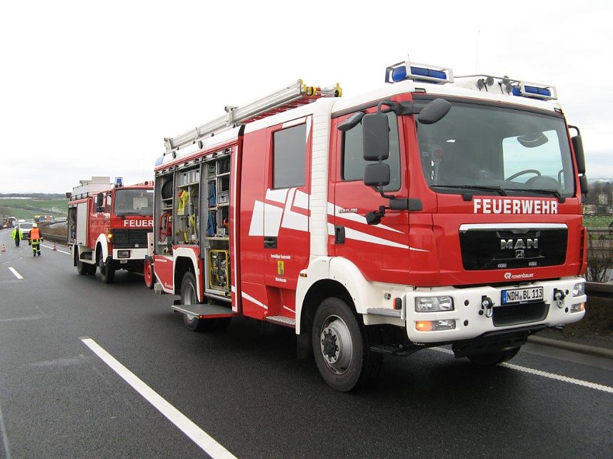 Schwerer Unfall auf der A38