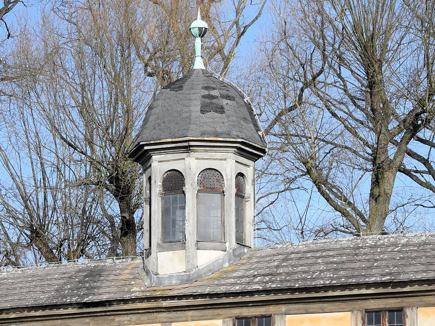 Peter Blei zu Besuch auf Schloss Oranienbaum