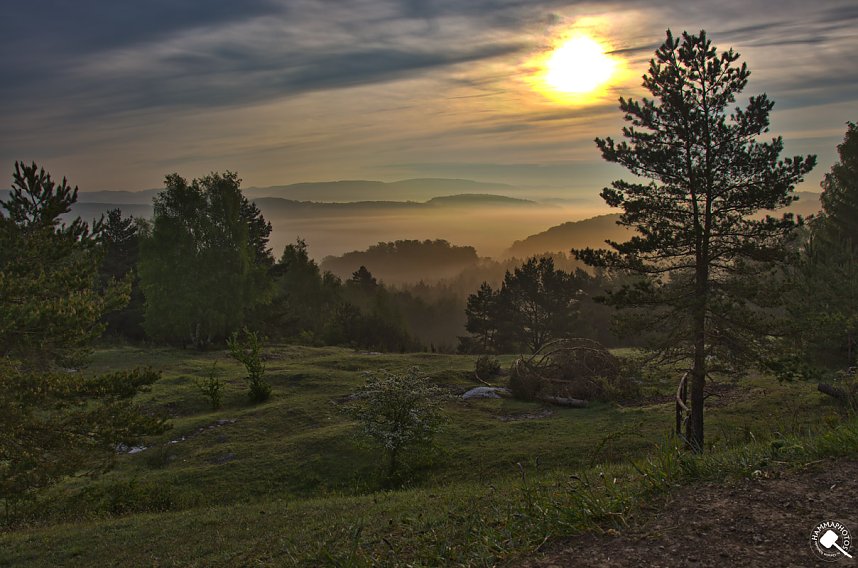 Wanderung im Morgengrauen